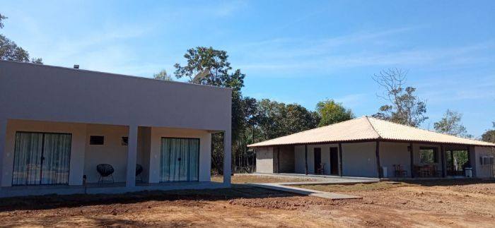 Vista geral do lodge