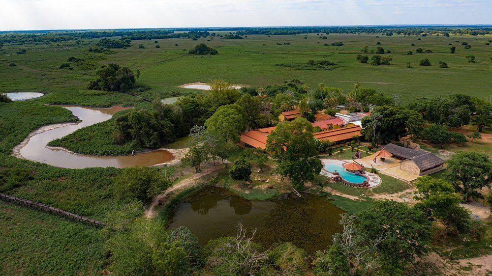 Panorama do Pantanal ao redor do lodge